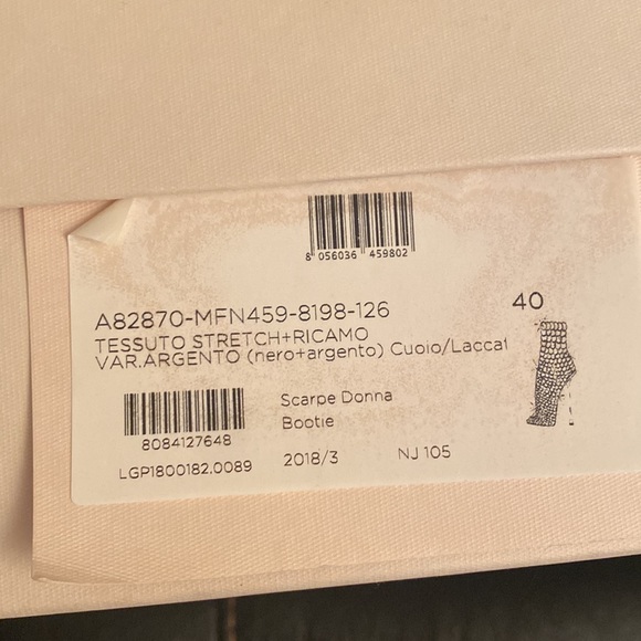 Sergio Rossi sequined boots Sz40 NIB $2k - Picture 7 of 11